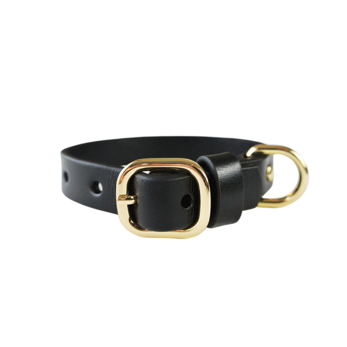Classic Black Collar - With or without Spikes