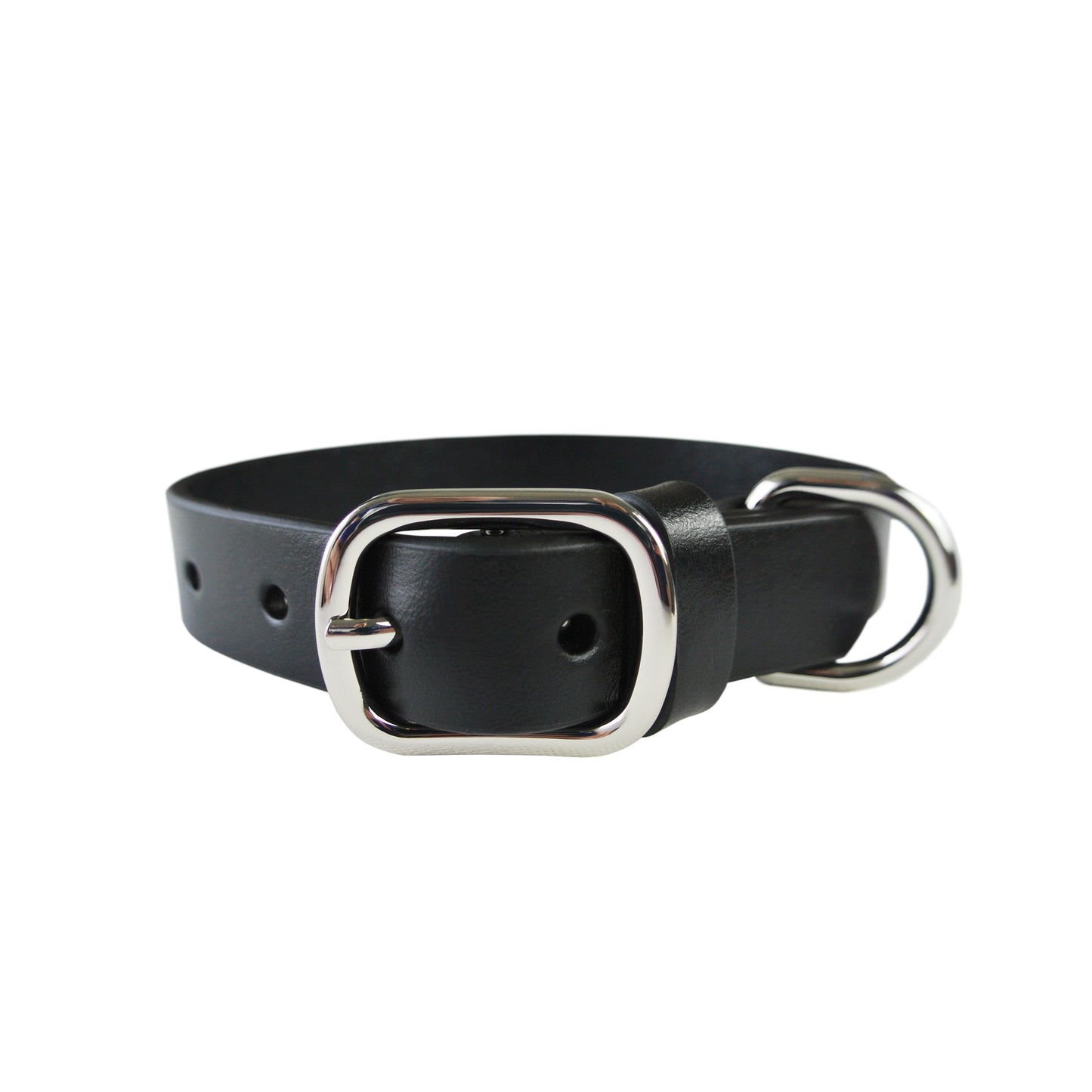 Classic Black Collar - With or without Spikes