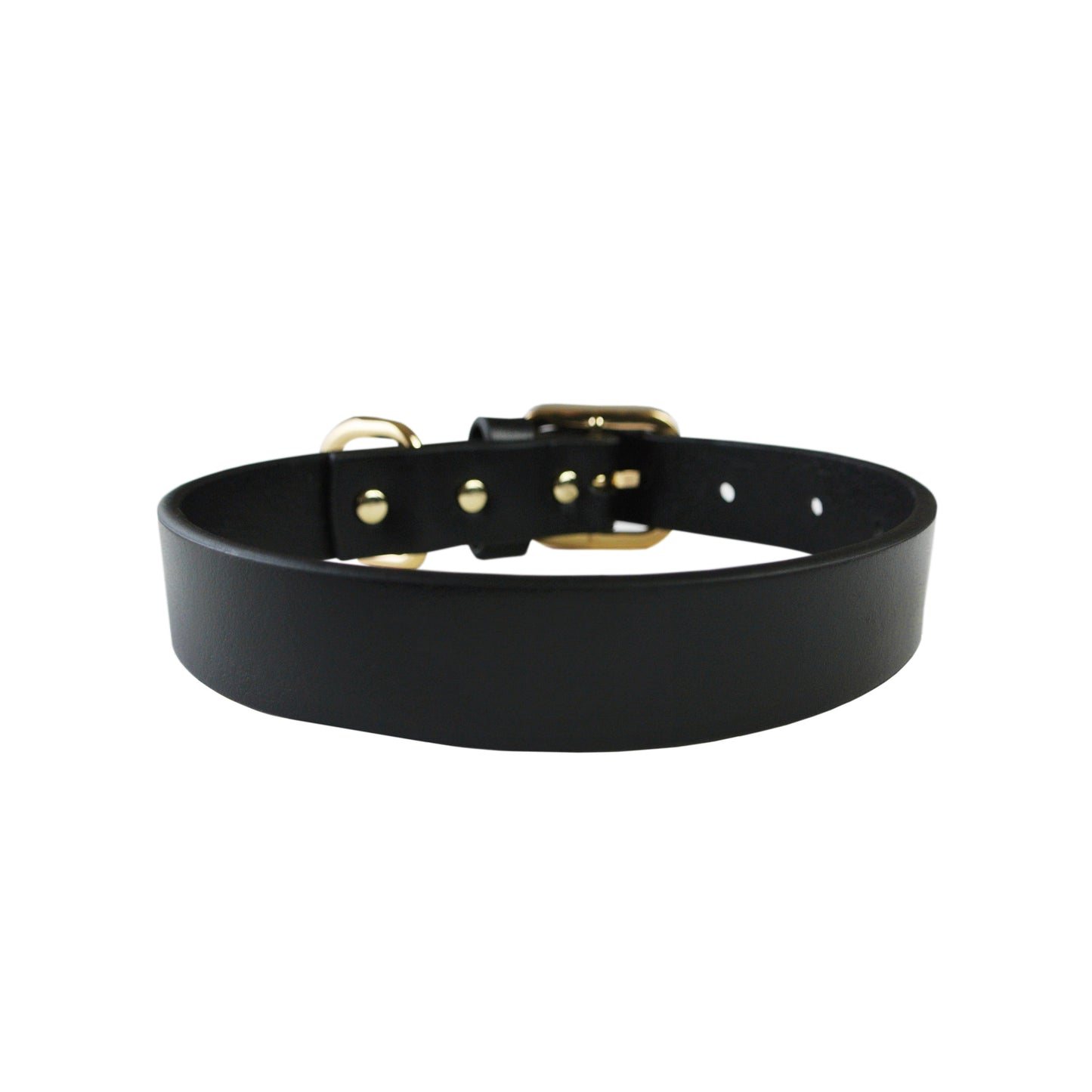 Classic Black Collar - With or without Spikes