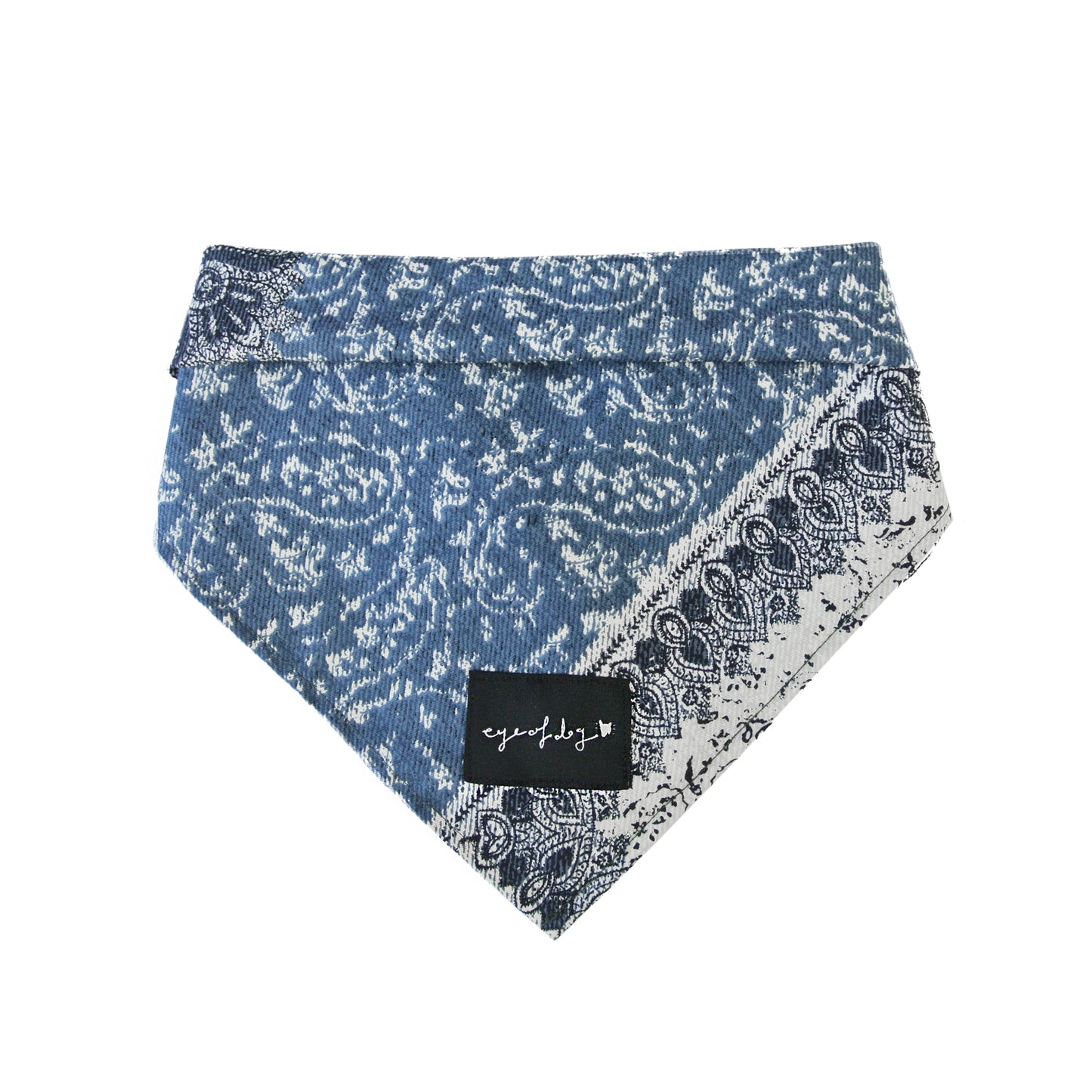 Patchwork Denim Dog Bandana