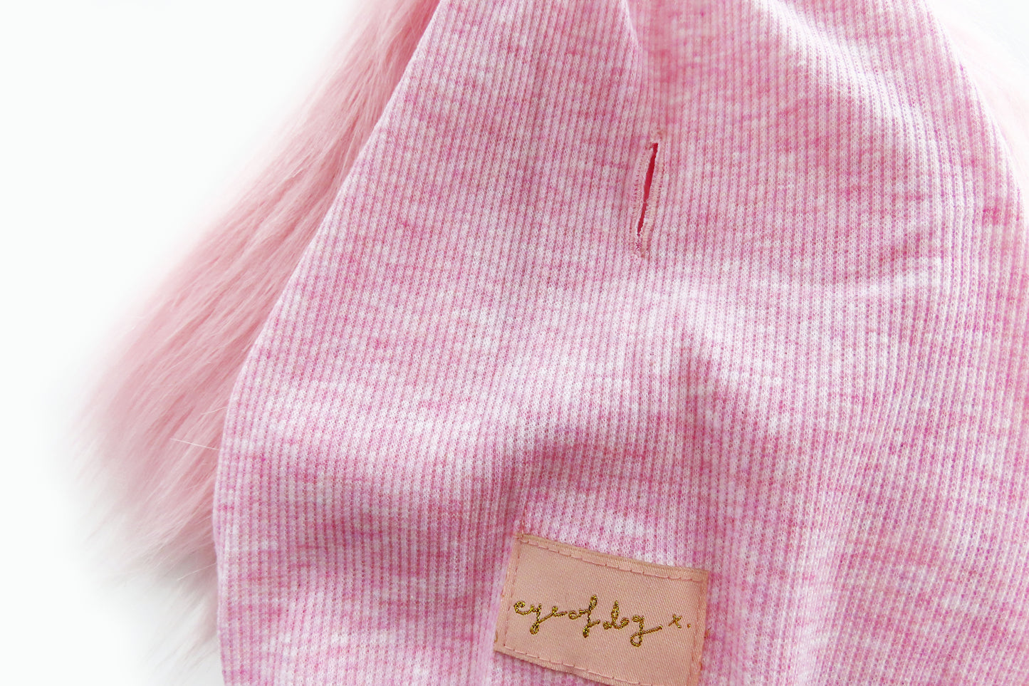 Baby Pink Faux Fur Dog Top