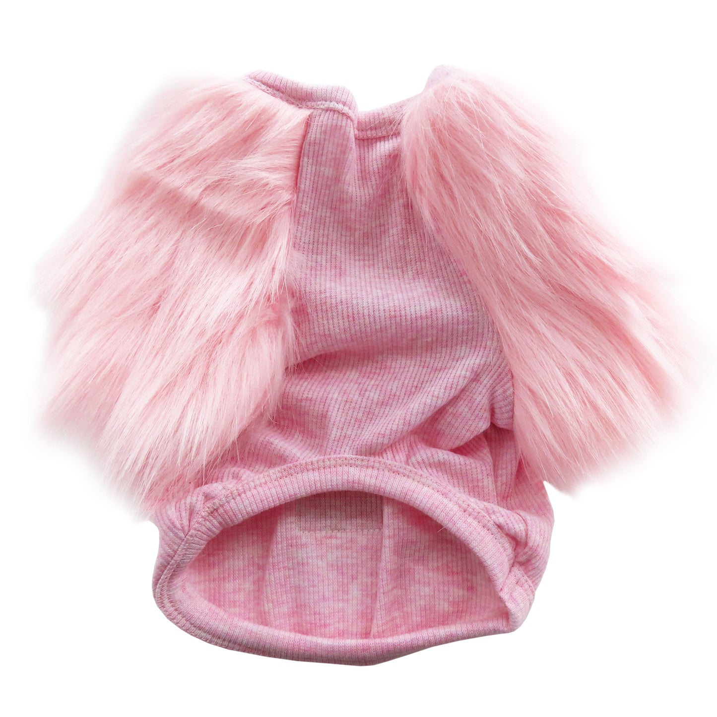 Baby Pink Faux Fur Dog Top