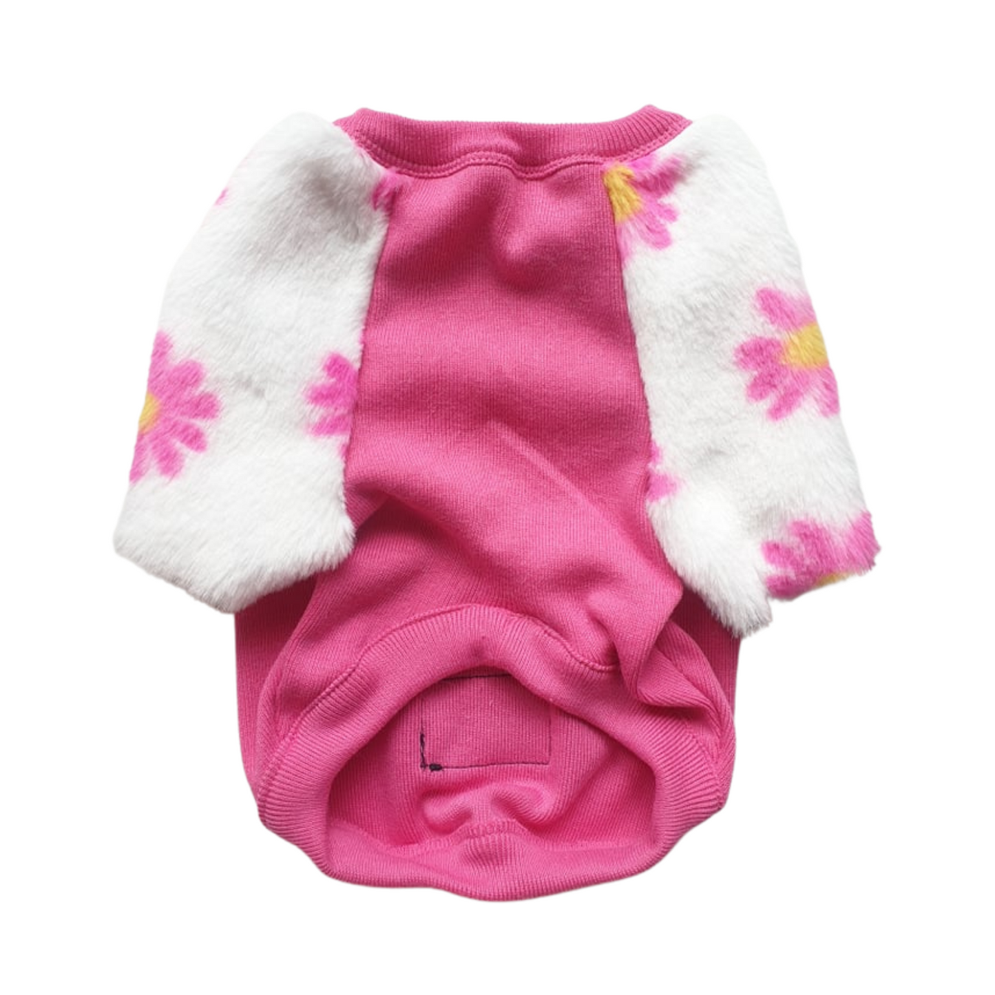 Hot Pink Sweetie Faux Fur Dog top.