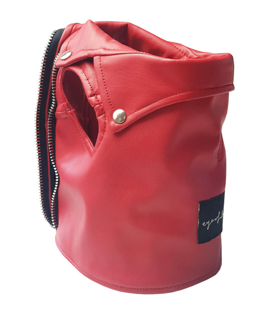 Red Moto Vest- Gold + Silver options