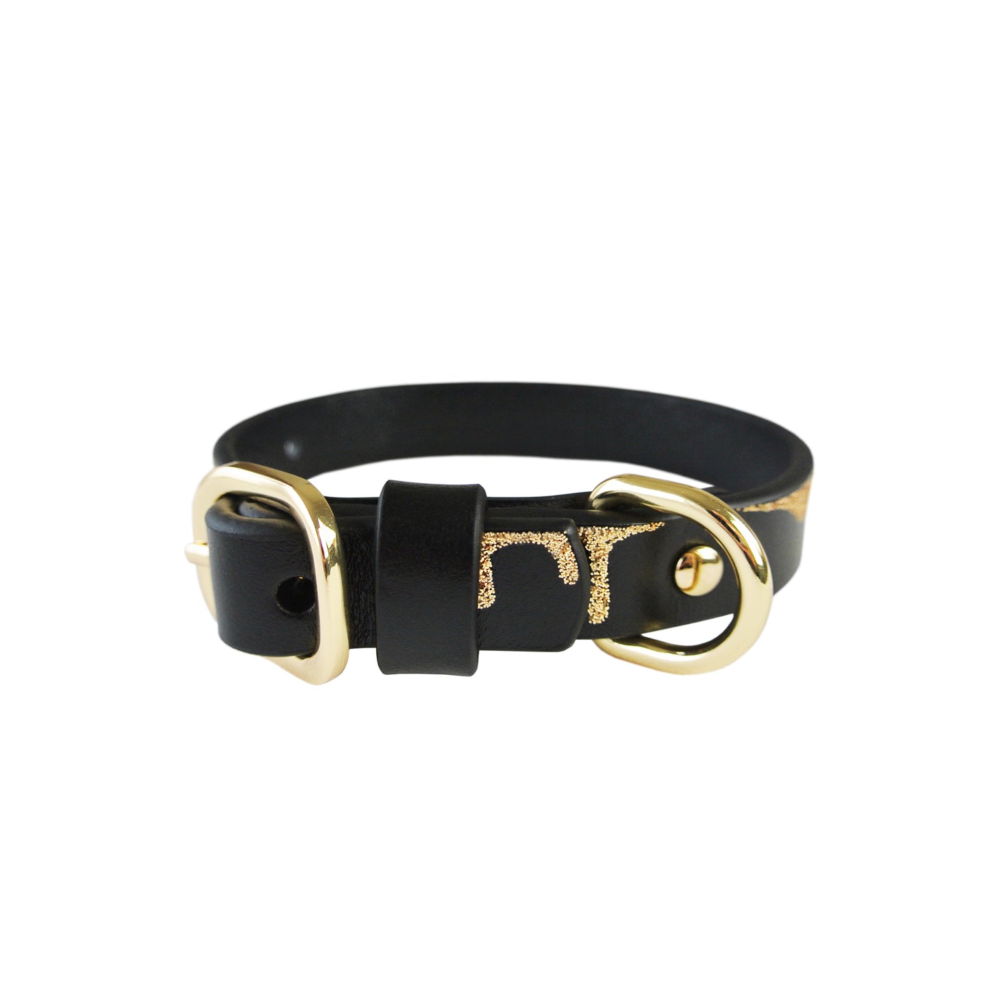 CUSTOM Dripping Glitter Collar- with or without Spikes