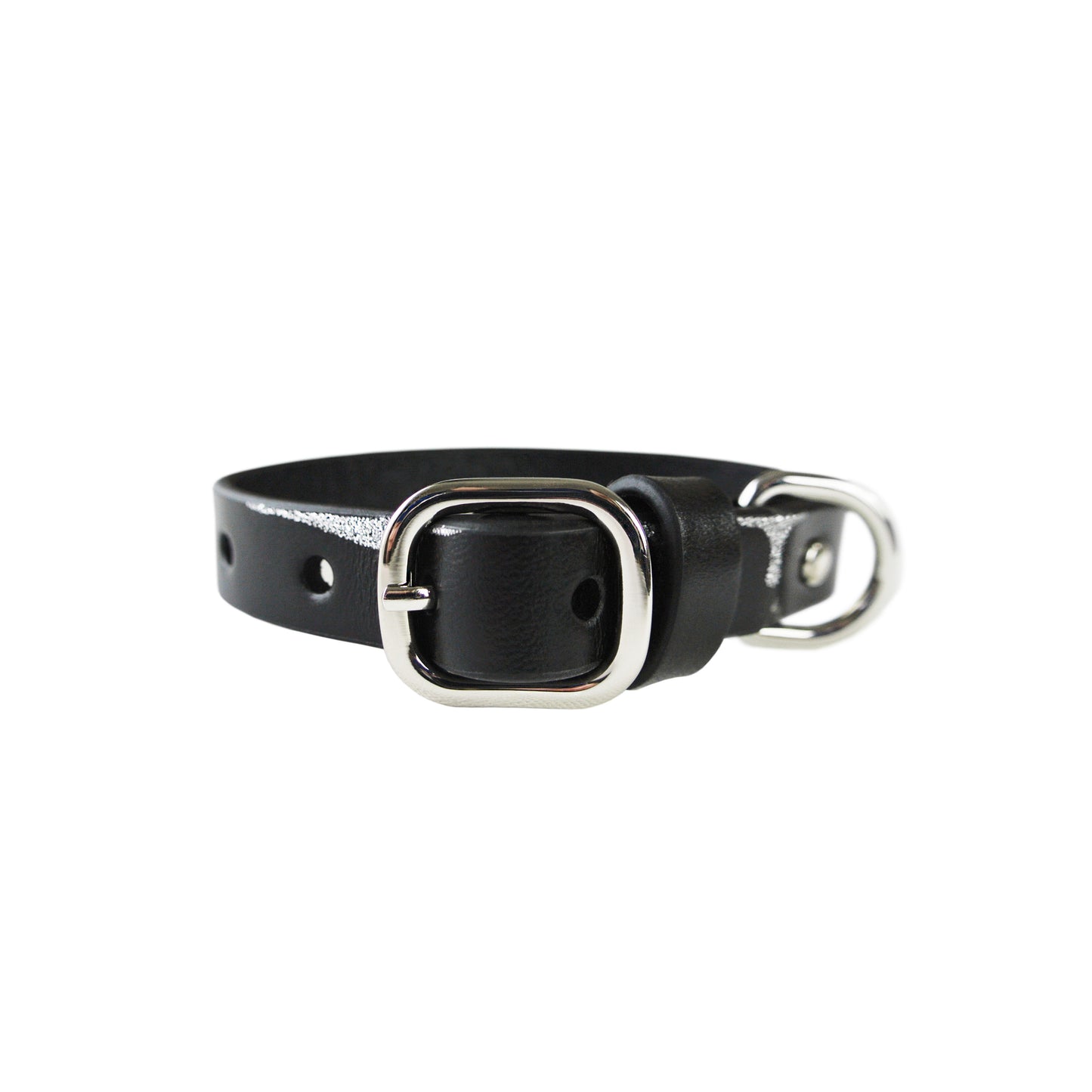 Black Ice Dog Collar- with or without Spikes