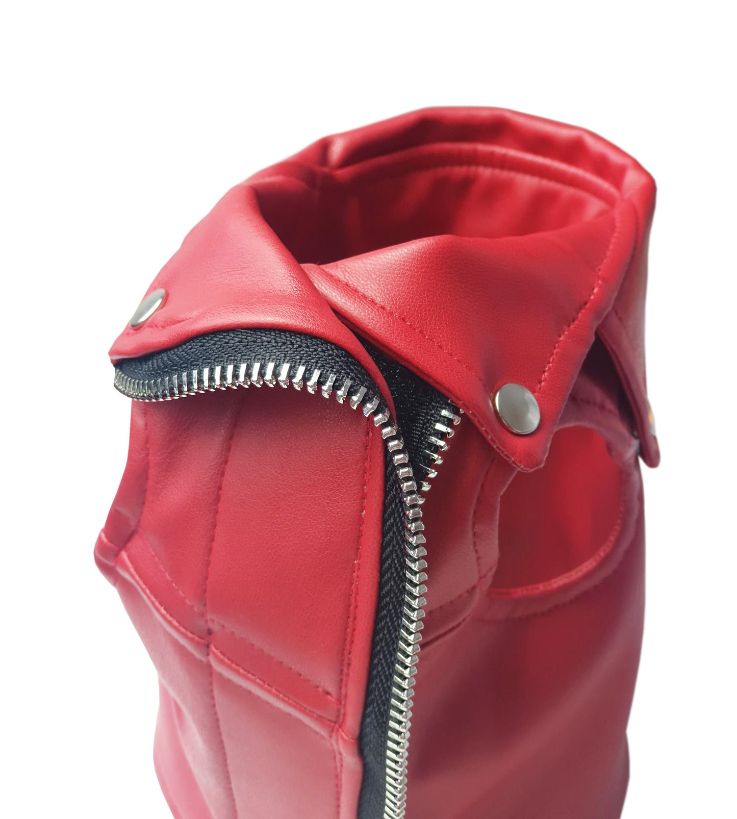 Red Moto Vest- Gold + Silver options