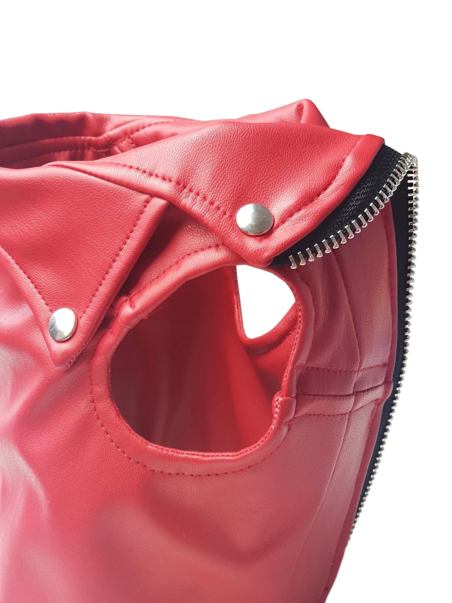 Red Moto Vest- Gold + Silver options