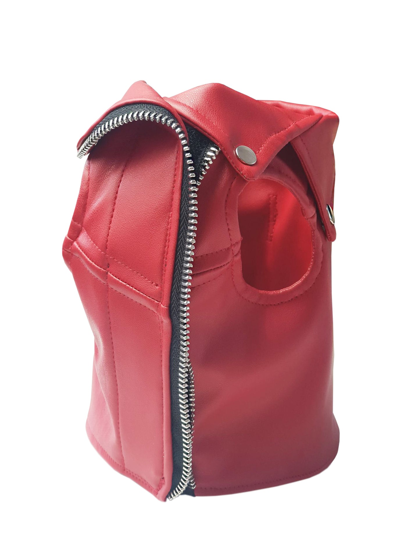 Red Moto Vest- Gold + Silver options