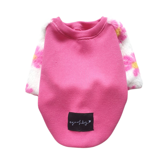 Hot Pink Sweetie Faux Fur Dog top.