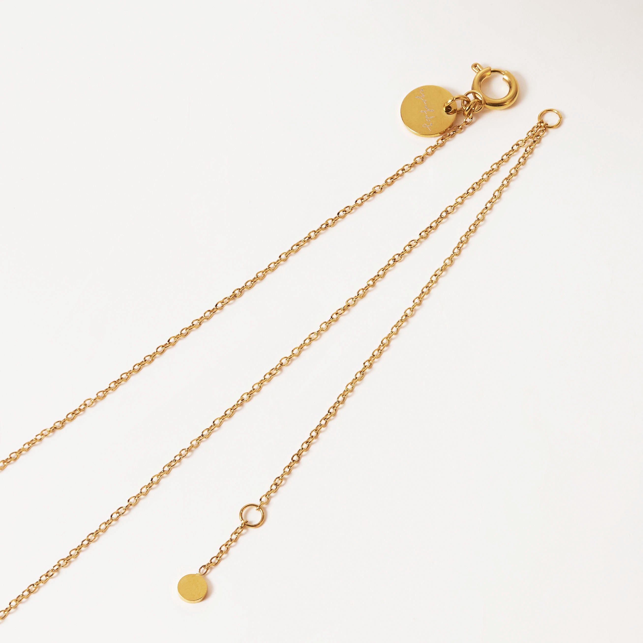 you found me. x matching pendant set for you & your dog. 18k Yellow Gold plated & Stainless steel.