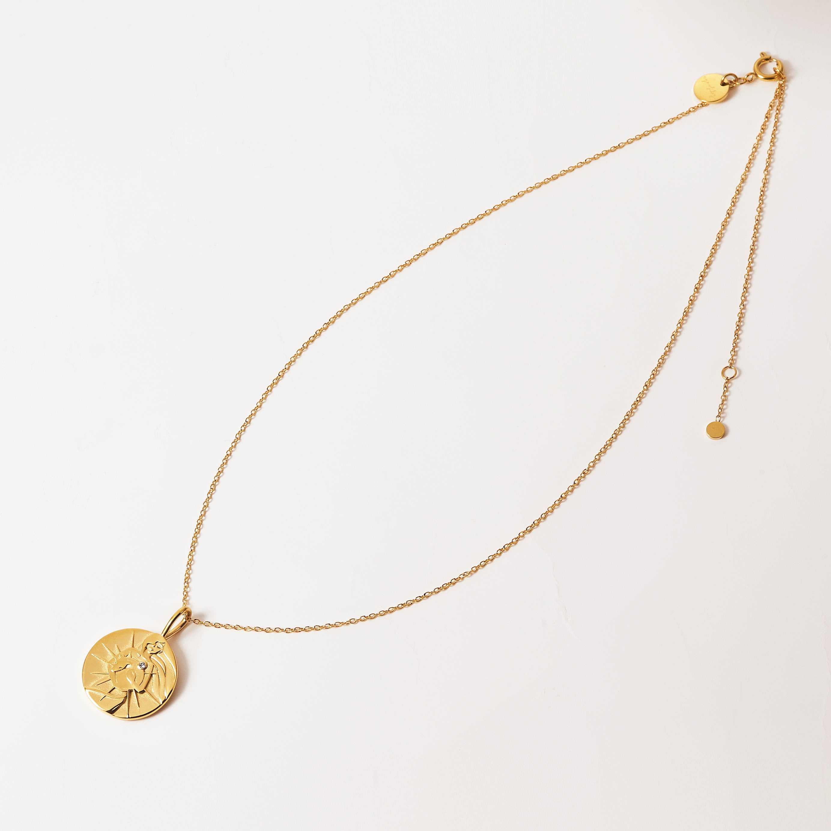 you found me. x matching pendant set for you & your dog. 18k Yellow Gold plated & Stainless steel.