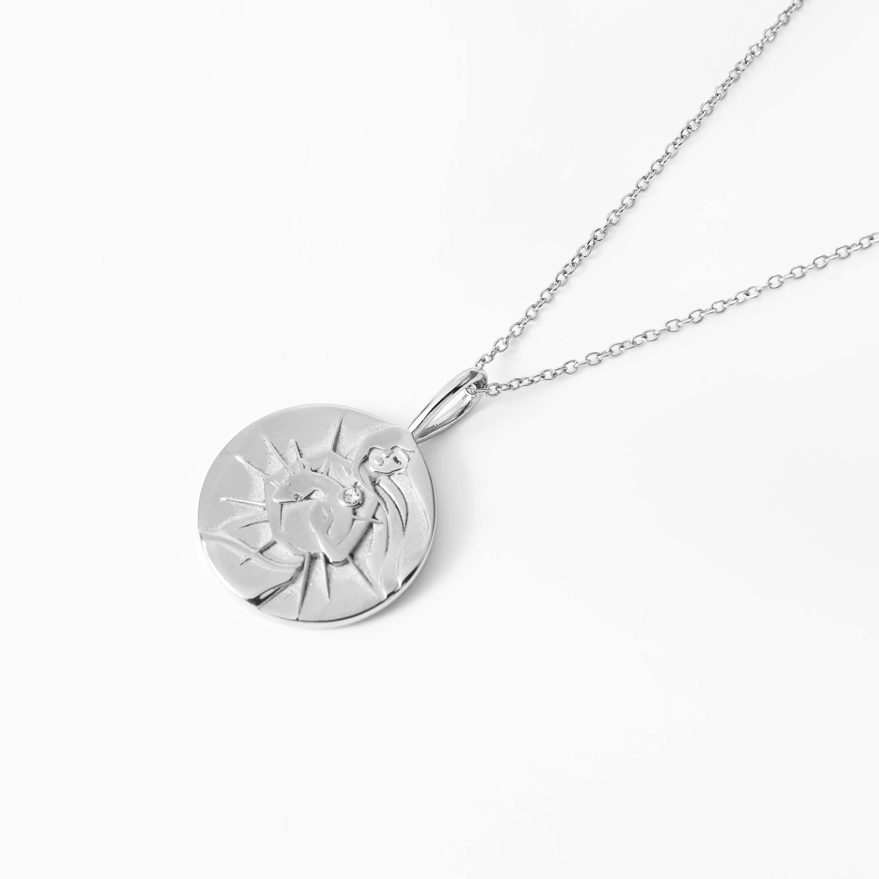 you found me. x matching pendant set for you & your dog. 18k Yellow Gold plated & Stainless steel.