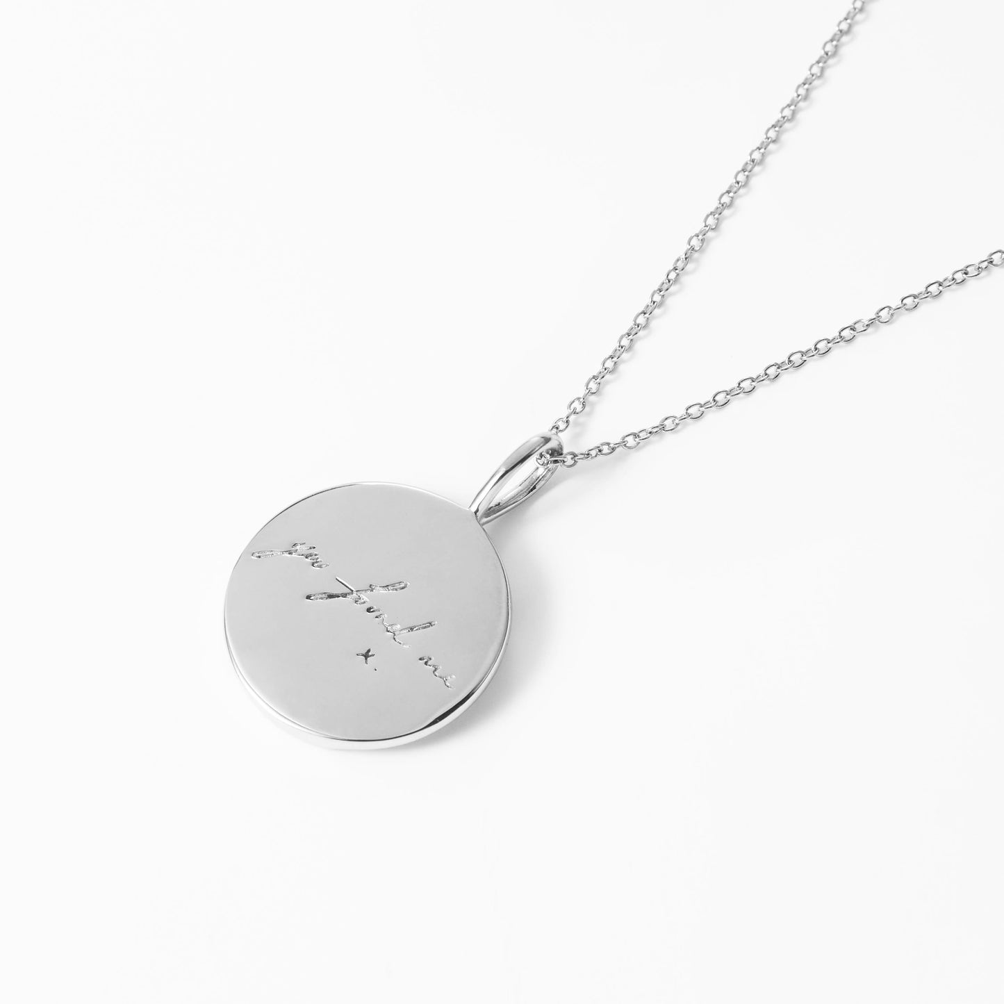 you found me. x matching pendant set for you & your dog. 18k Yellow Gold plated & Stainless steel.