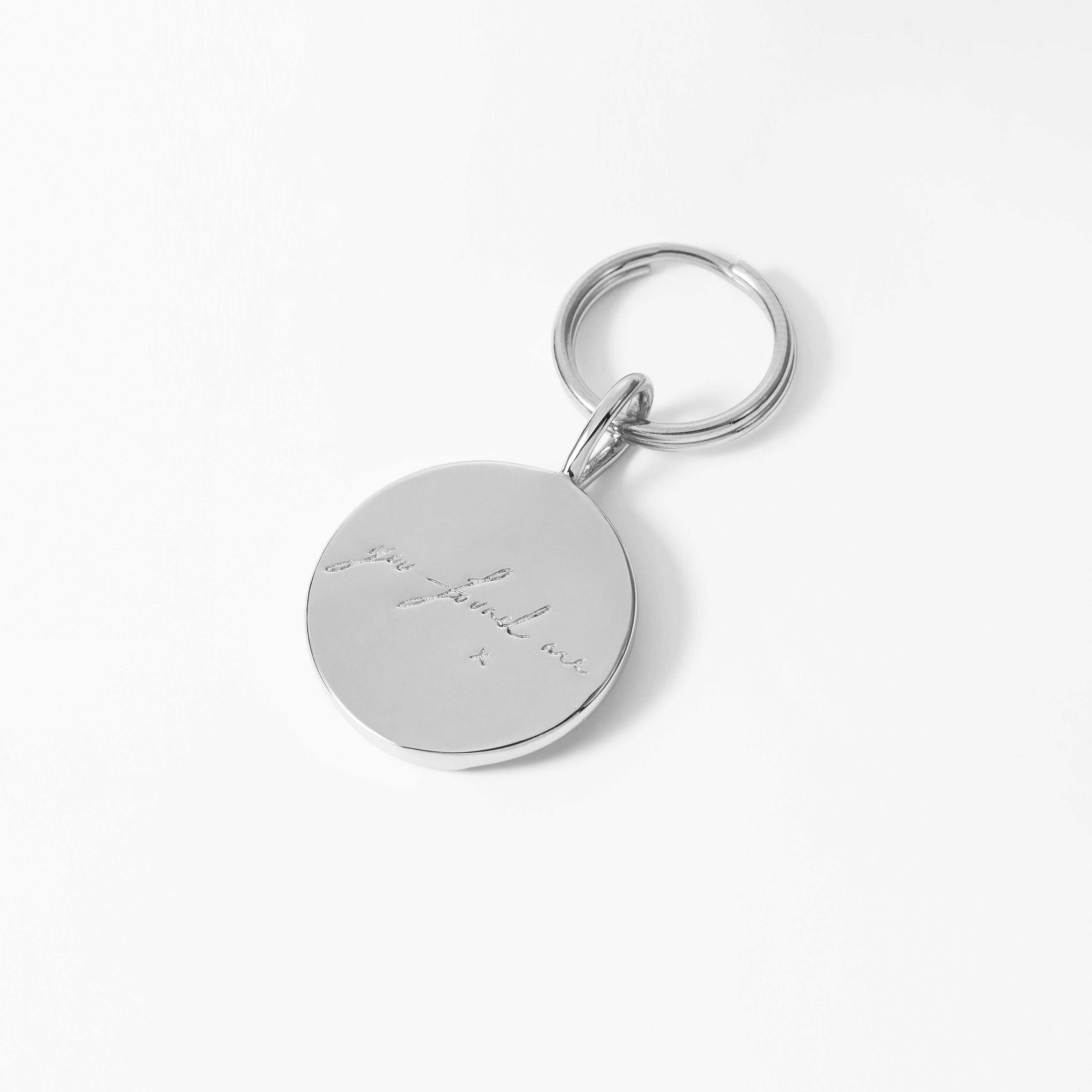 you found me. x matching pendant set for you & your dog. 18k Yellow Gold plated & Stainless steel.